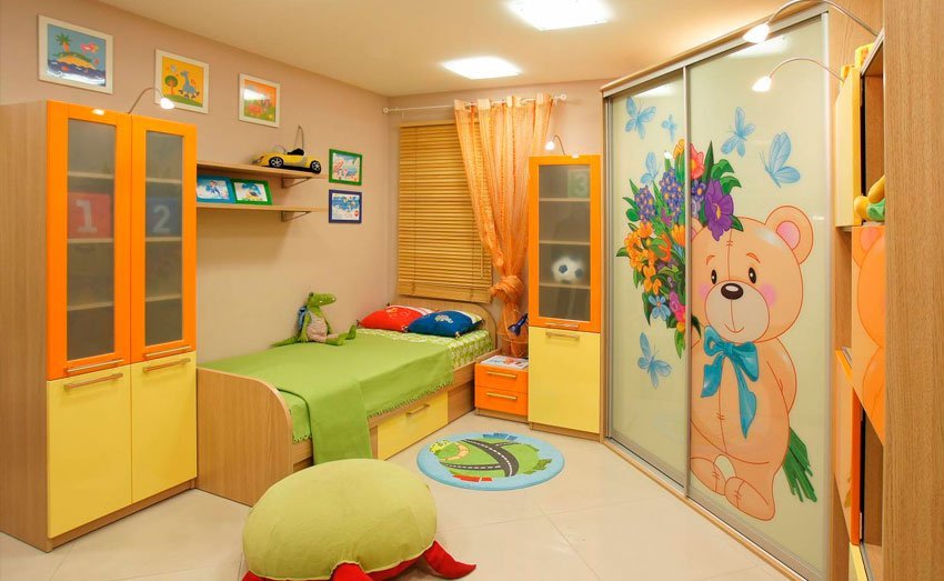 Шкафы-купе в детскую комнату, идеи для дизайна!